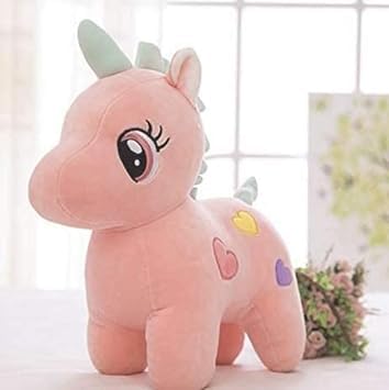 Yellow Unicorn Pony Plush Toy for Kids | Soft & Huggable Stuffed Animal | Cute Unicorn Gift for Girls, Babies & Toddlers