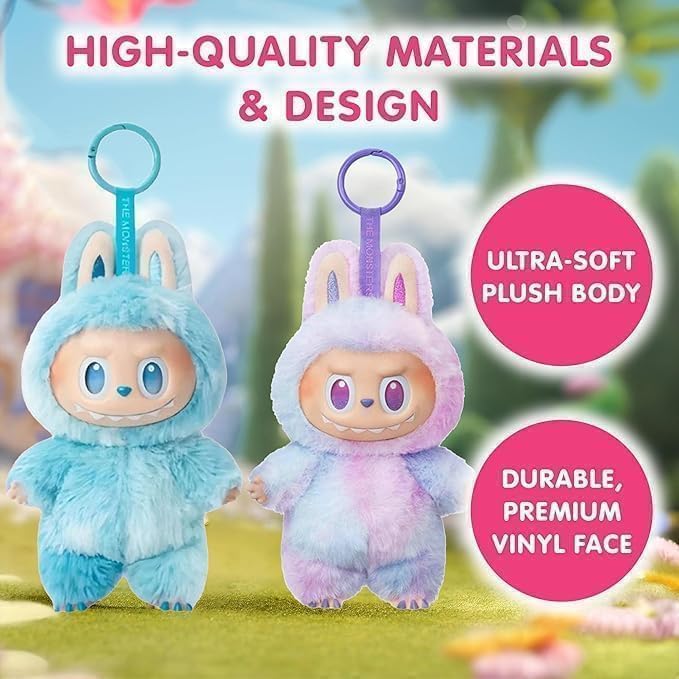 Labubu Doll Bunny Plush – Cute Designer Collectible Doll | Soft Plush Bag Charm & Gift for Kids & Anime Fans