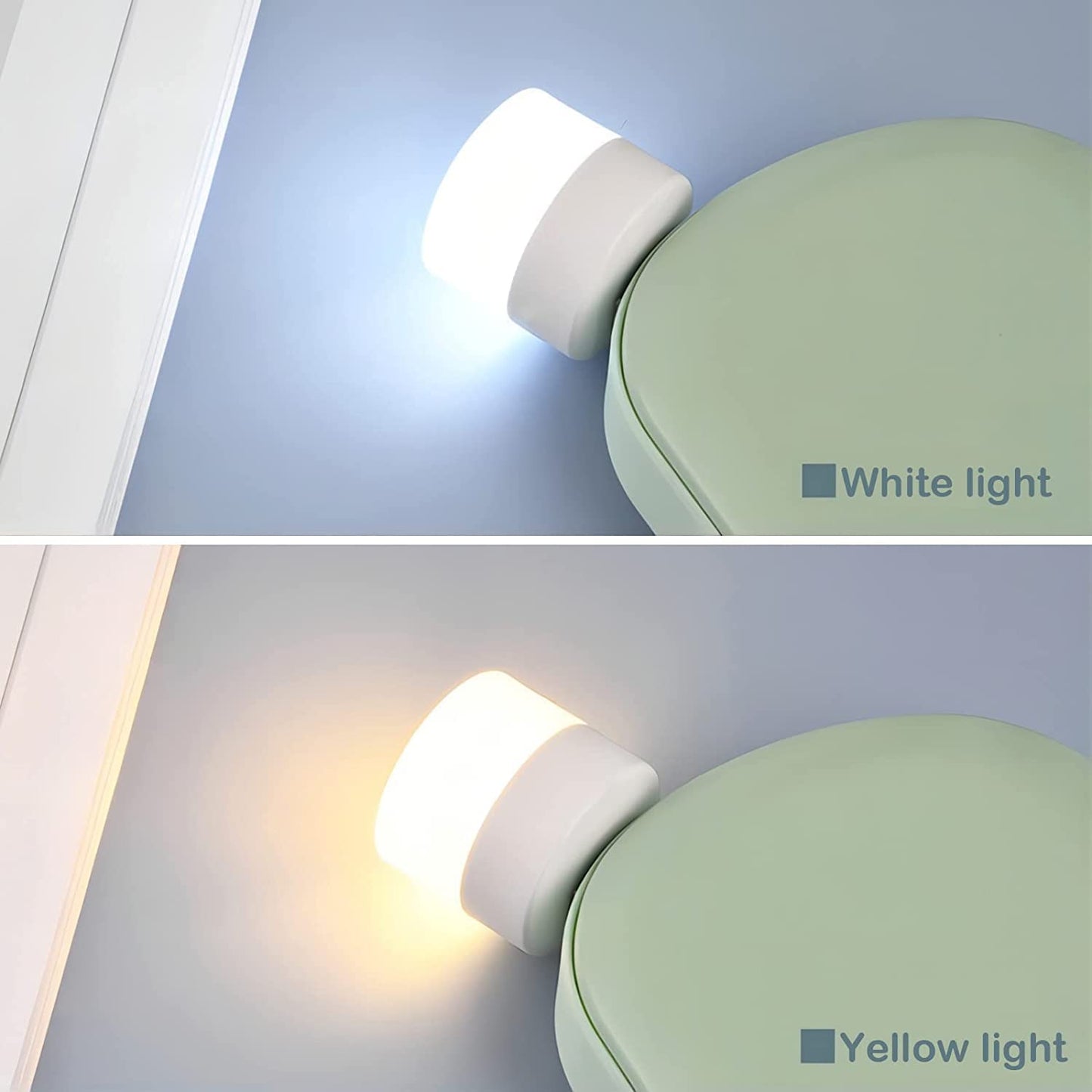 USB LED Night Light for Bedroom, Kids Room & Travel | Plug & Play Soft White Lamp | Portable Mini Ambient Lighting for Laptops, Power Banks & Wall Chargers