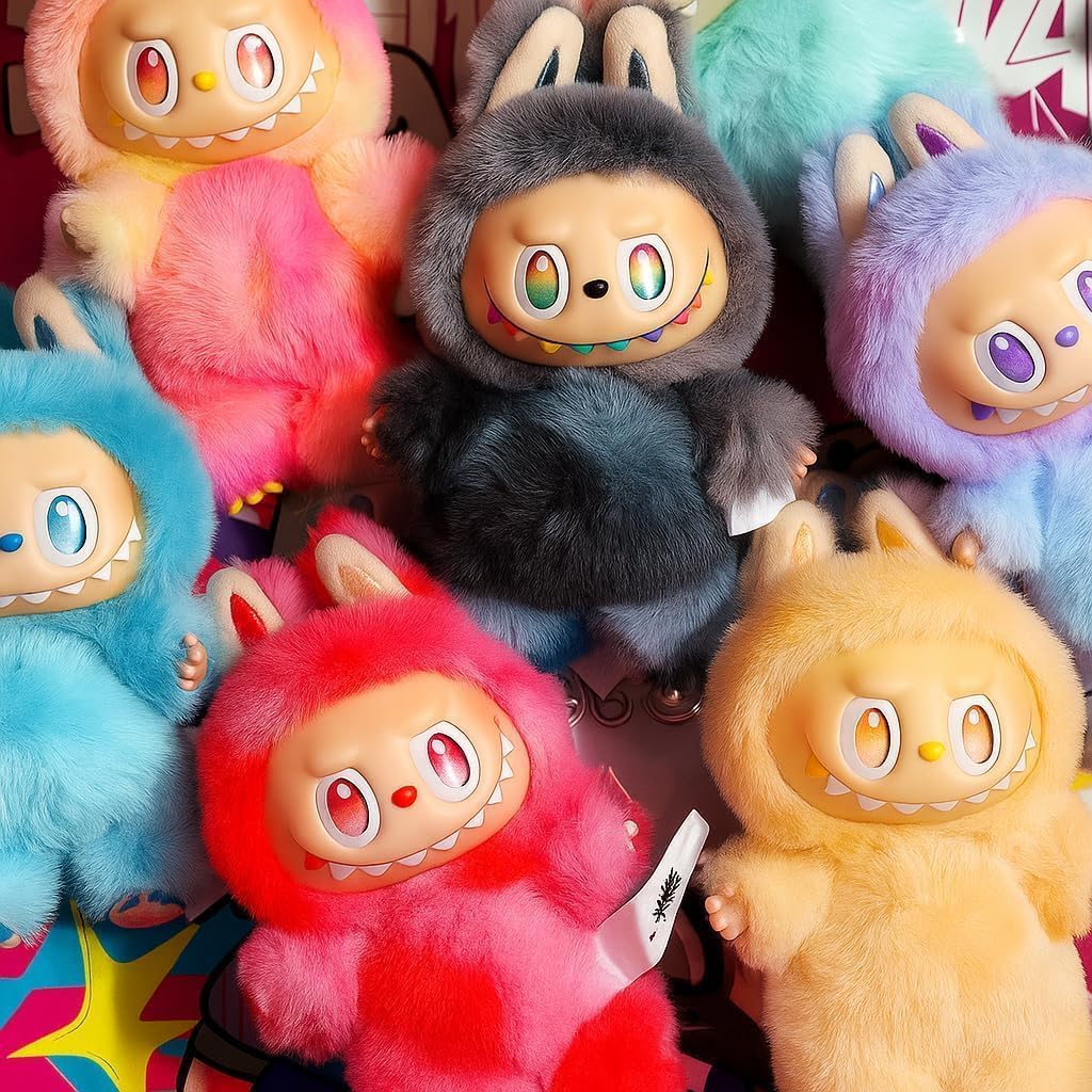 Labubu Doll Bunny Plush – Cute Designer Collectible Doll | Soft Plush Bag Charm & Gift for Kids & Anime Fans