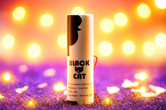 Black Cat Indoor Smokeless Cold Pyro Sparkle Refill (Premium Quality)
