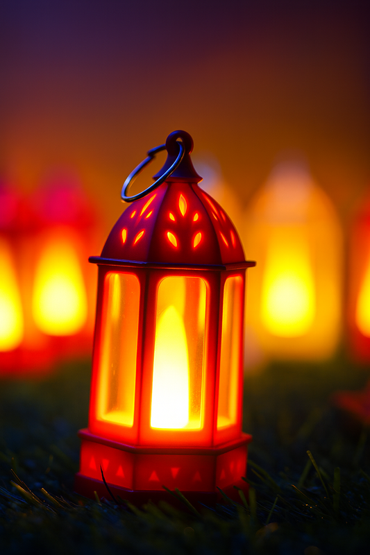 Mini LED Lantern Decorative Night Light - Flameless Battery Operated Table Lamp - Ideal for Diwali, Christmas, Garden, Patio, Home Decor & Gifts